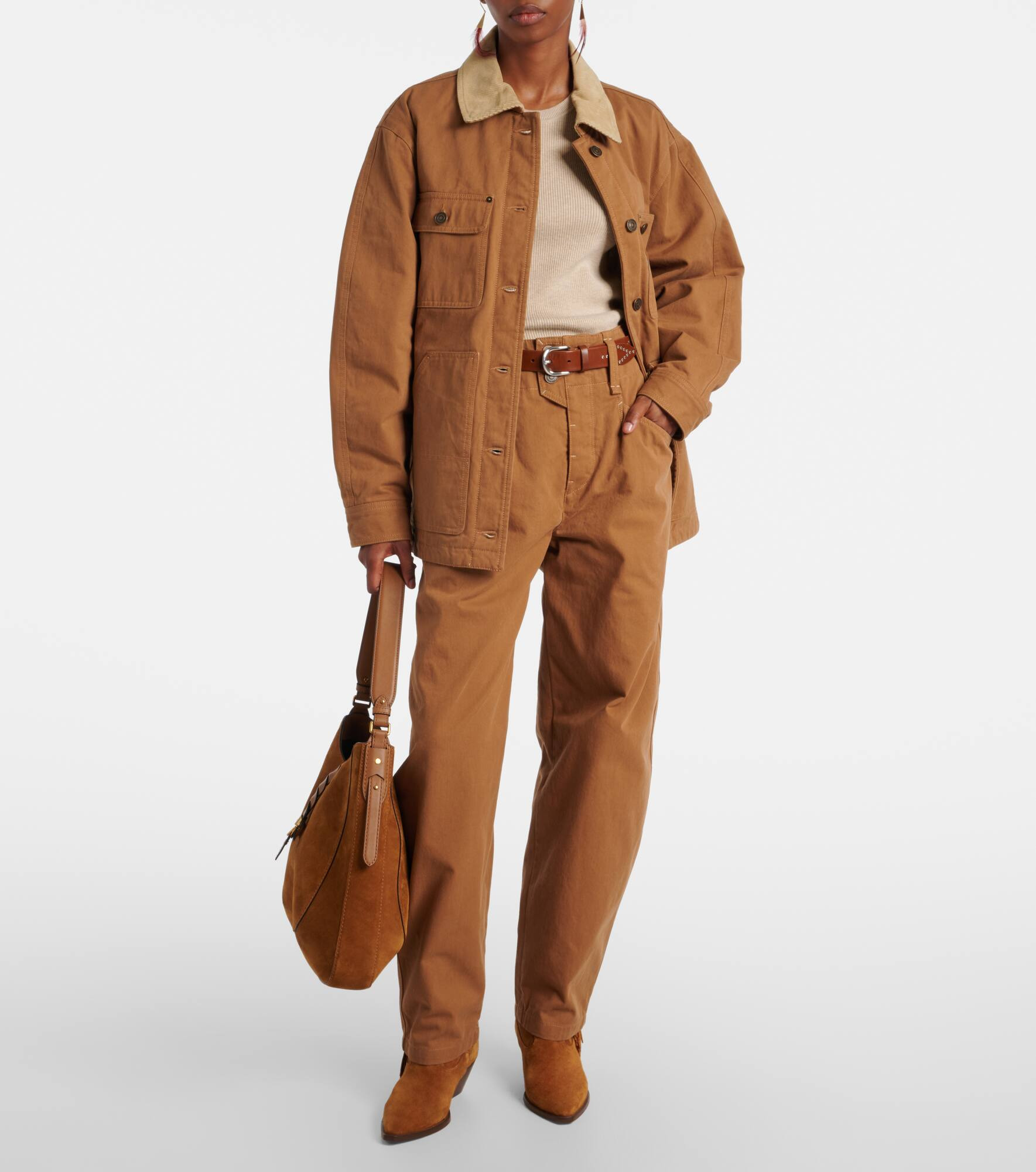 Oumaya barrel-leg jeans - 2