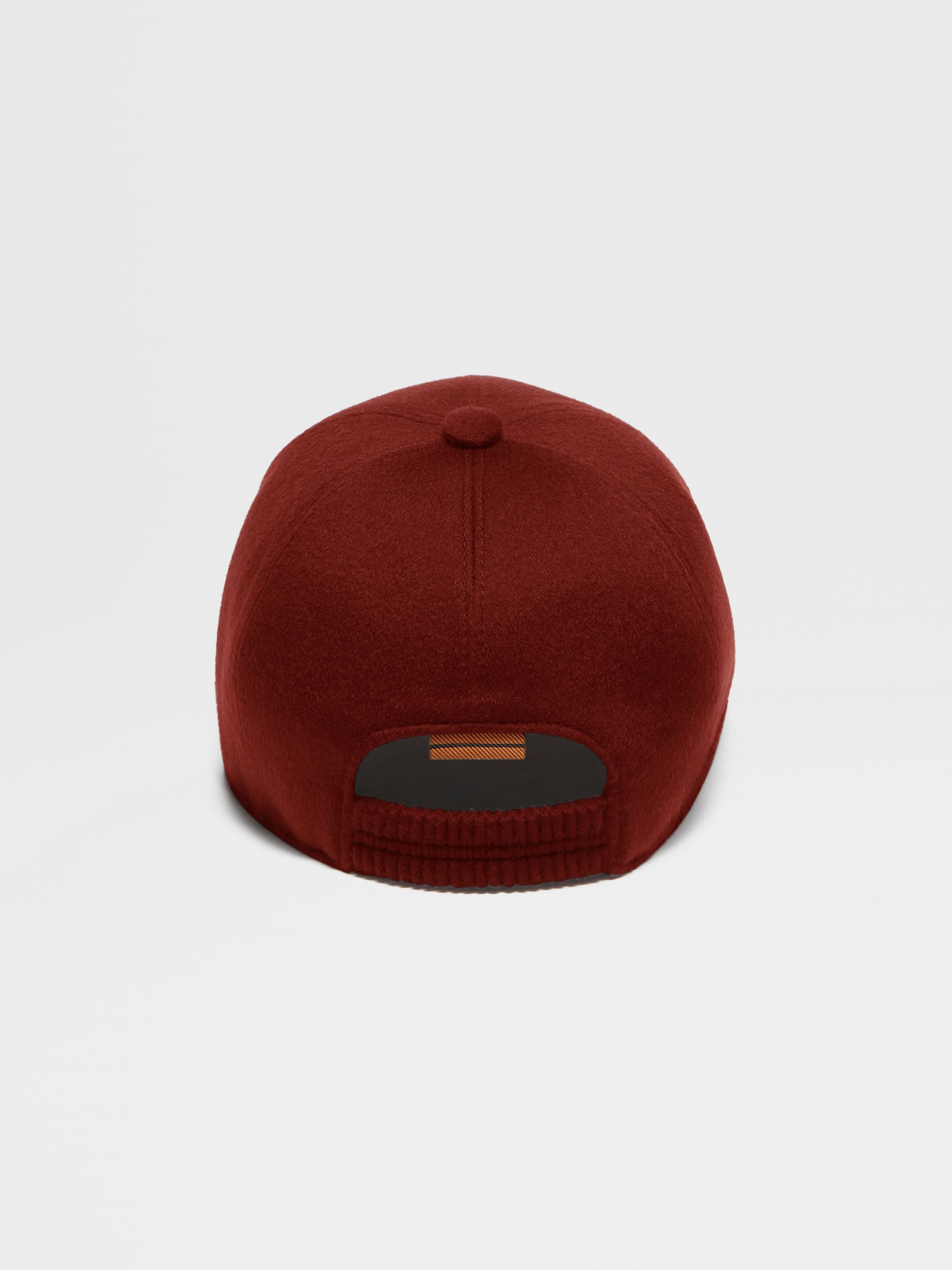 RED OASI CASHMERE BASEBALL CAP - 3