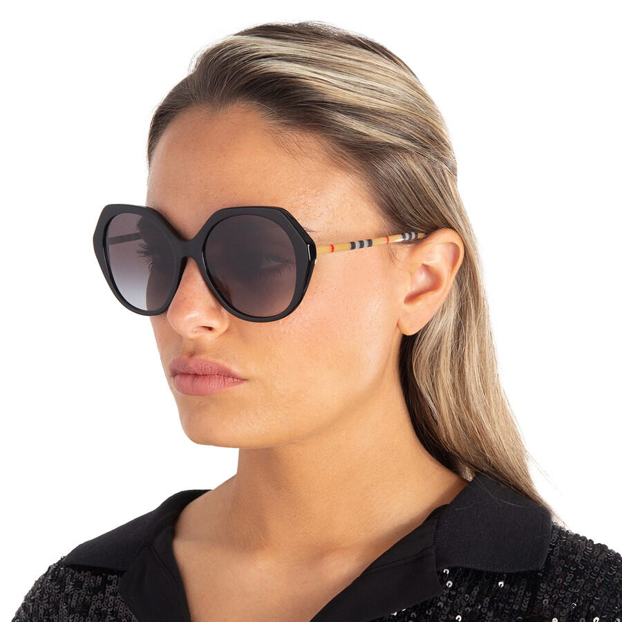 Burberry Vanessa Grey Gradient Irregular Ladies Sunglasses BE4375F 38538G 57 - 2