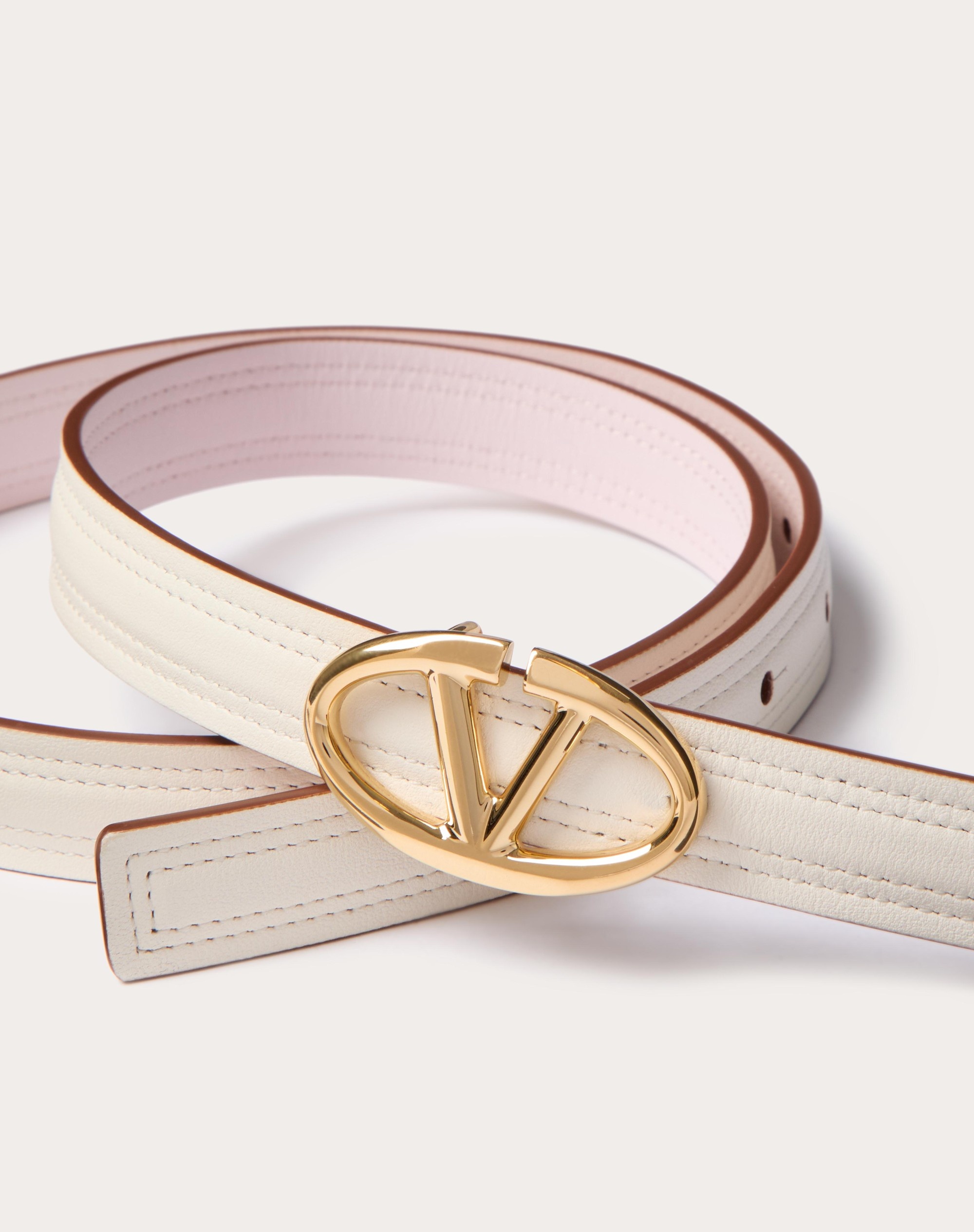 THE BOLD EDITION VLOGO SHINY CALFSKIN BELT 20 MM - 2