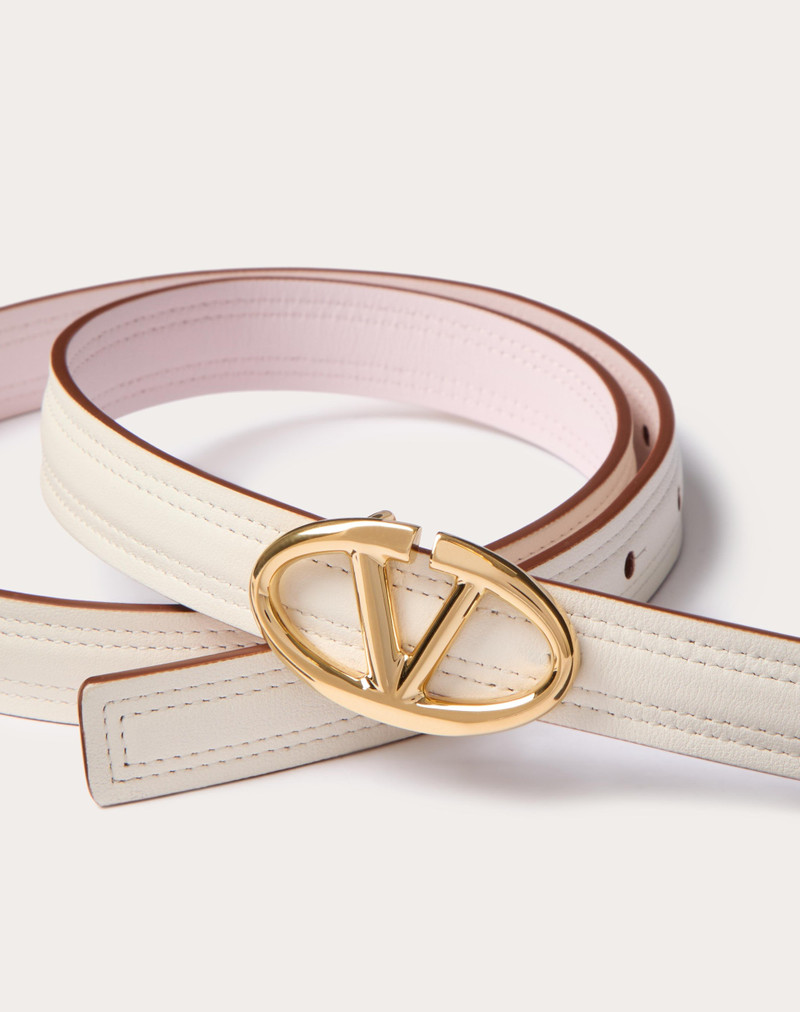Valentino THE BOLD EDITION VLOGO SHINY CALFSKIN BELT 20 MM outlook