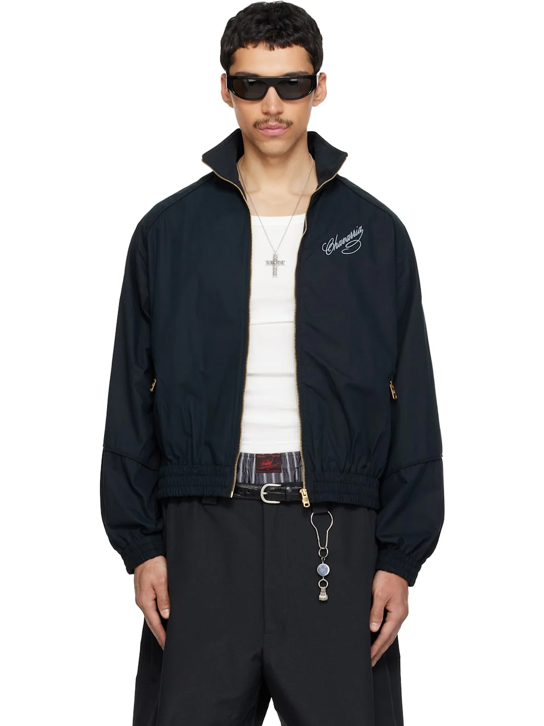 Black Ruff Rider Track Jacket - 1