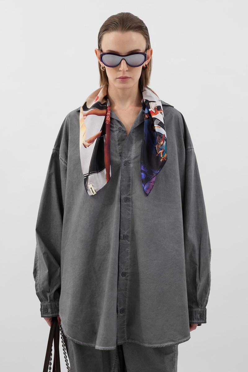 SUNNEI MEGA OVER SHIRT / anthracite outlook