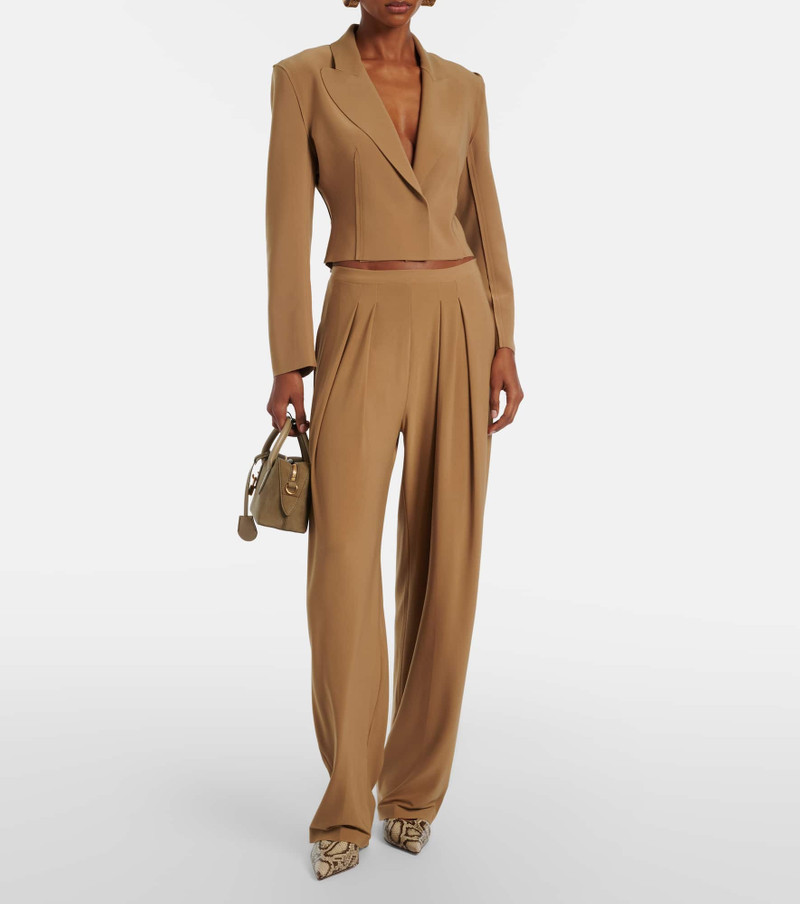 NORMA KAMALI Pleated wide-leg pants outlook