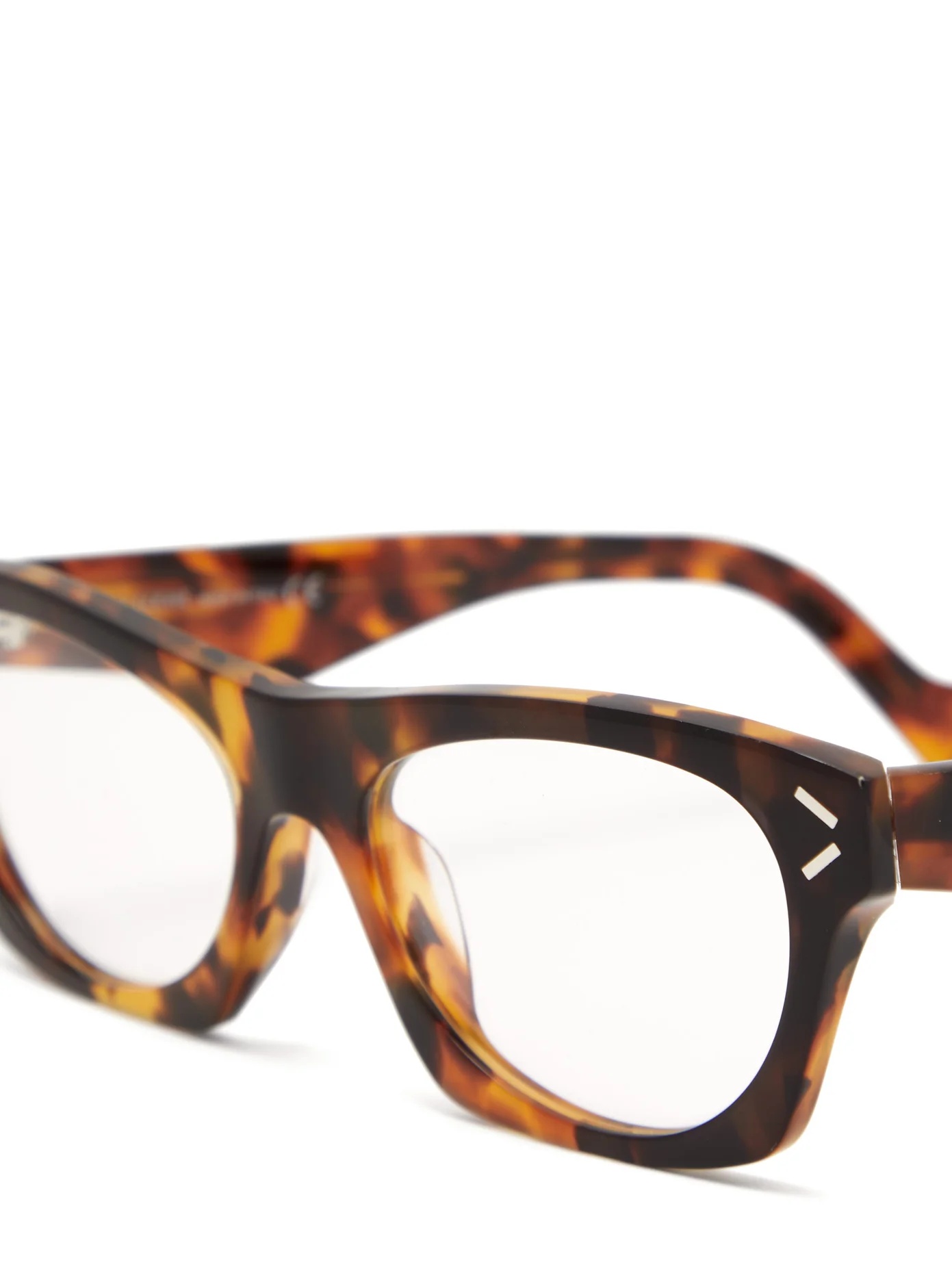 Cat-eye tortoiseshell-acetate glasses - 6