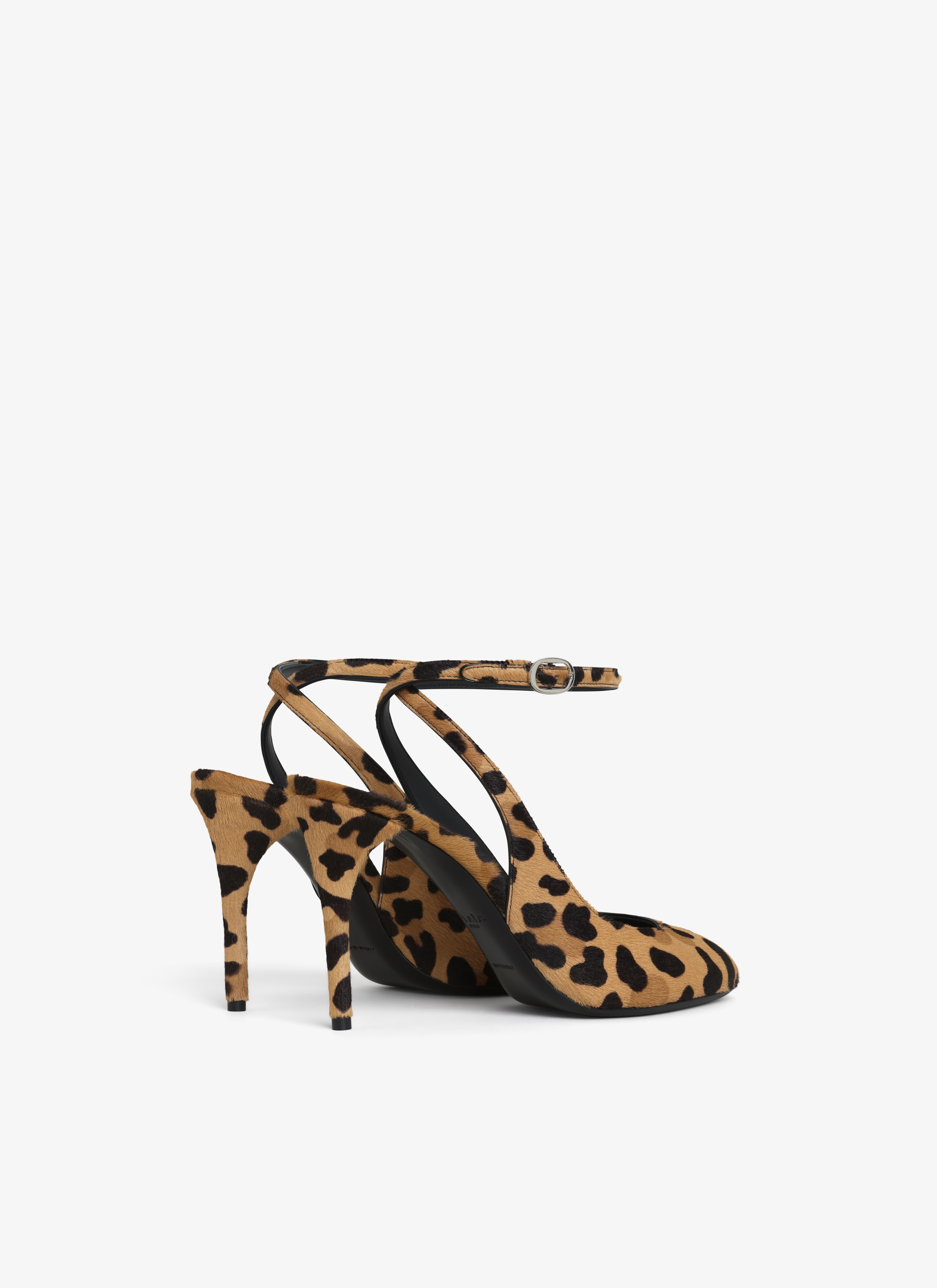 DECOLLETE SLINGBACKS IN LEOPARD HAIRCALF - 2