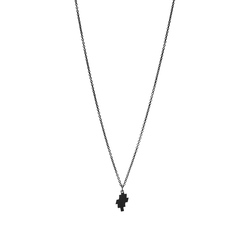 Marcelo Burlon Distorted Cross Necklace - 1