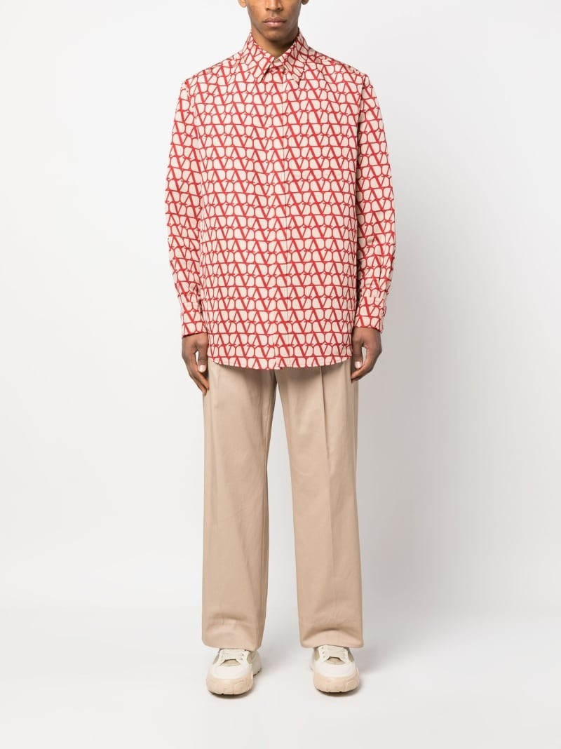 Valentino Toile Iconograph silk shirt outlook