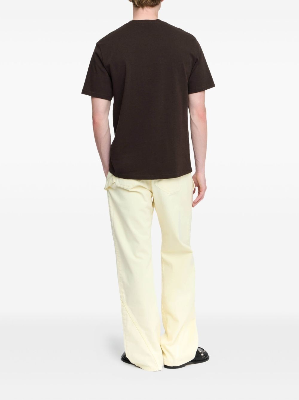 logo-embroidered T-shirt - 3