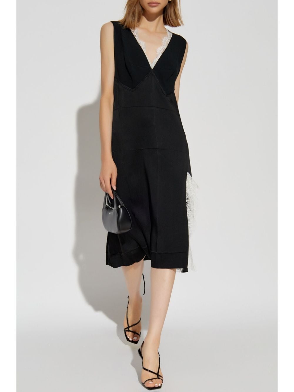 v-neck dress - 2