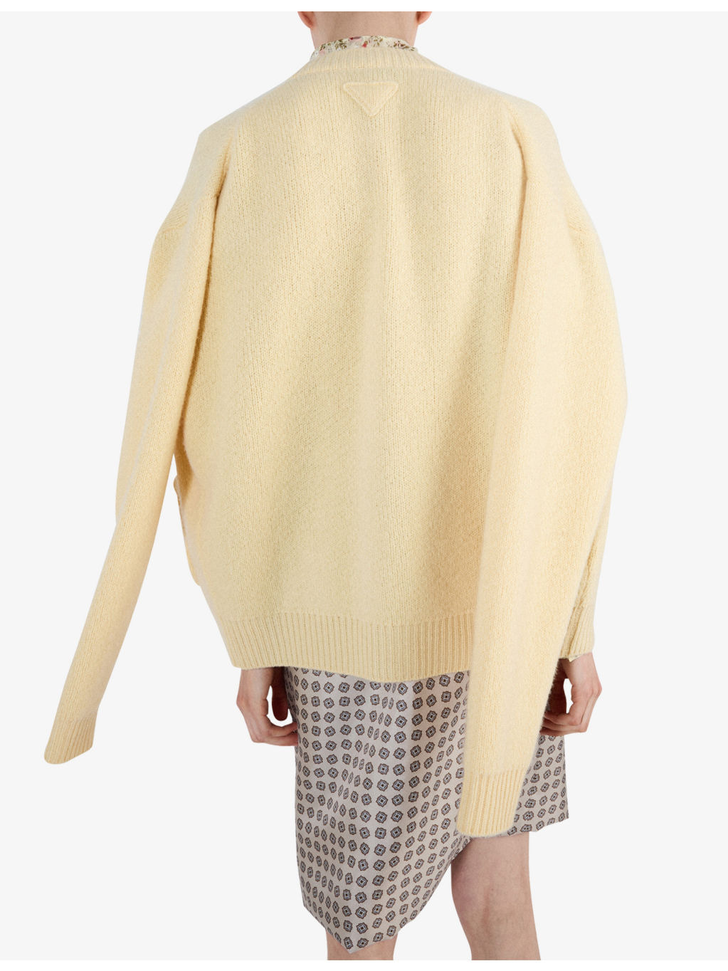 Patch-pocket oversized-fit cashmere cardigan - 4