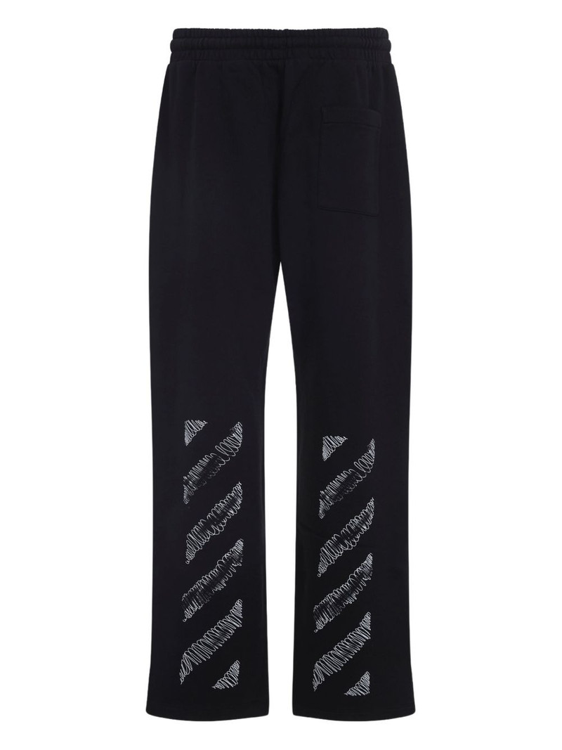 Off-White embroidered-logo trousers outlook