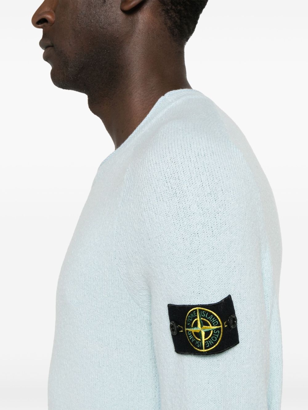 Compass-badge sweater - 5