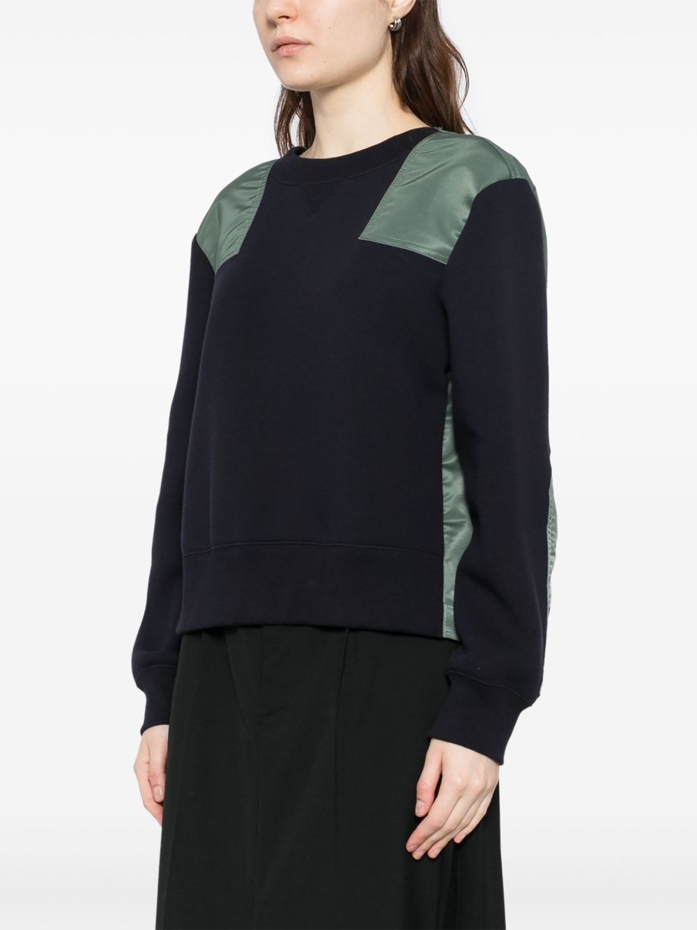 panelled sweatshirt - 3