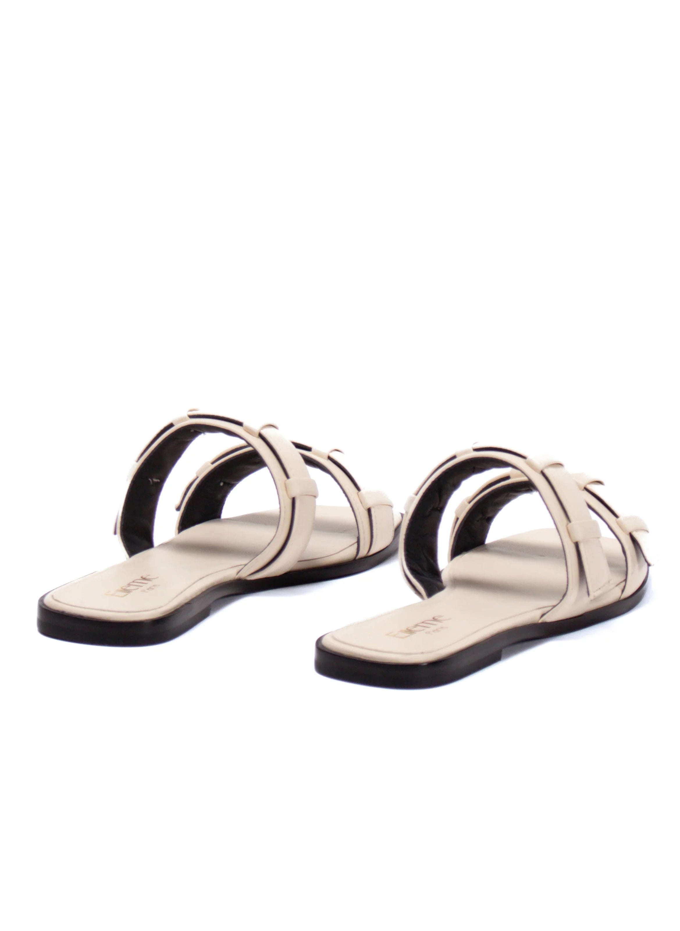 Loop Flat Sandal Ivory - 3