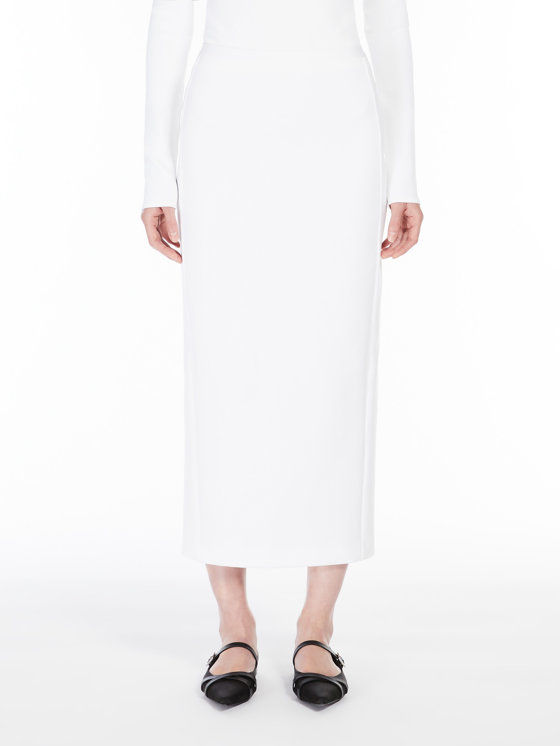 CHARME Jersey midi skirt - 3
