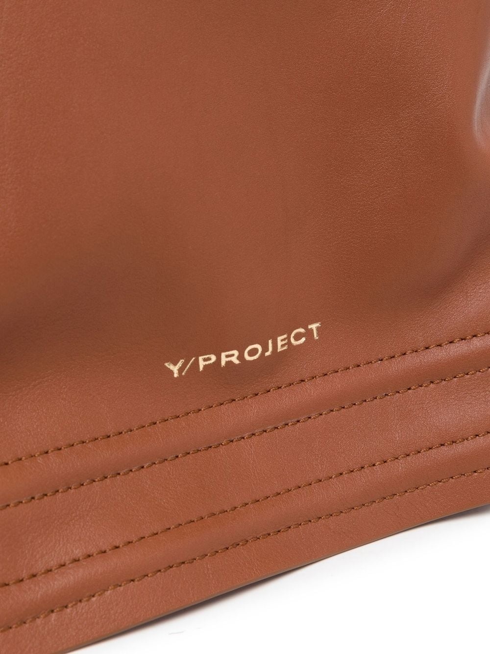 asymmetric logo-detail satchel bag - 4