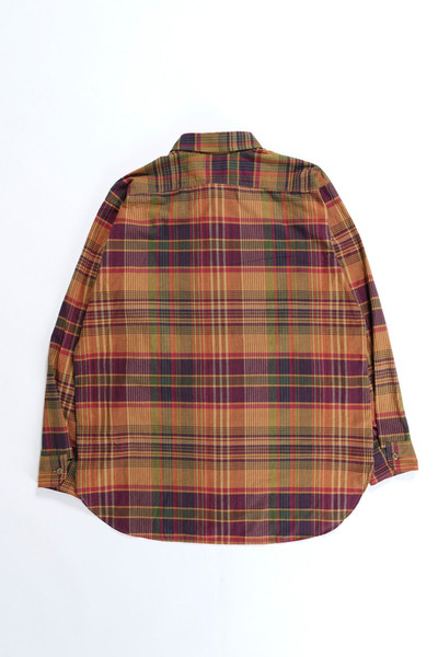 Engineered Garments Work Shirt - Navy/Khaki Cotton Plaid outlook