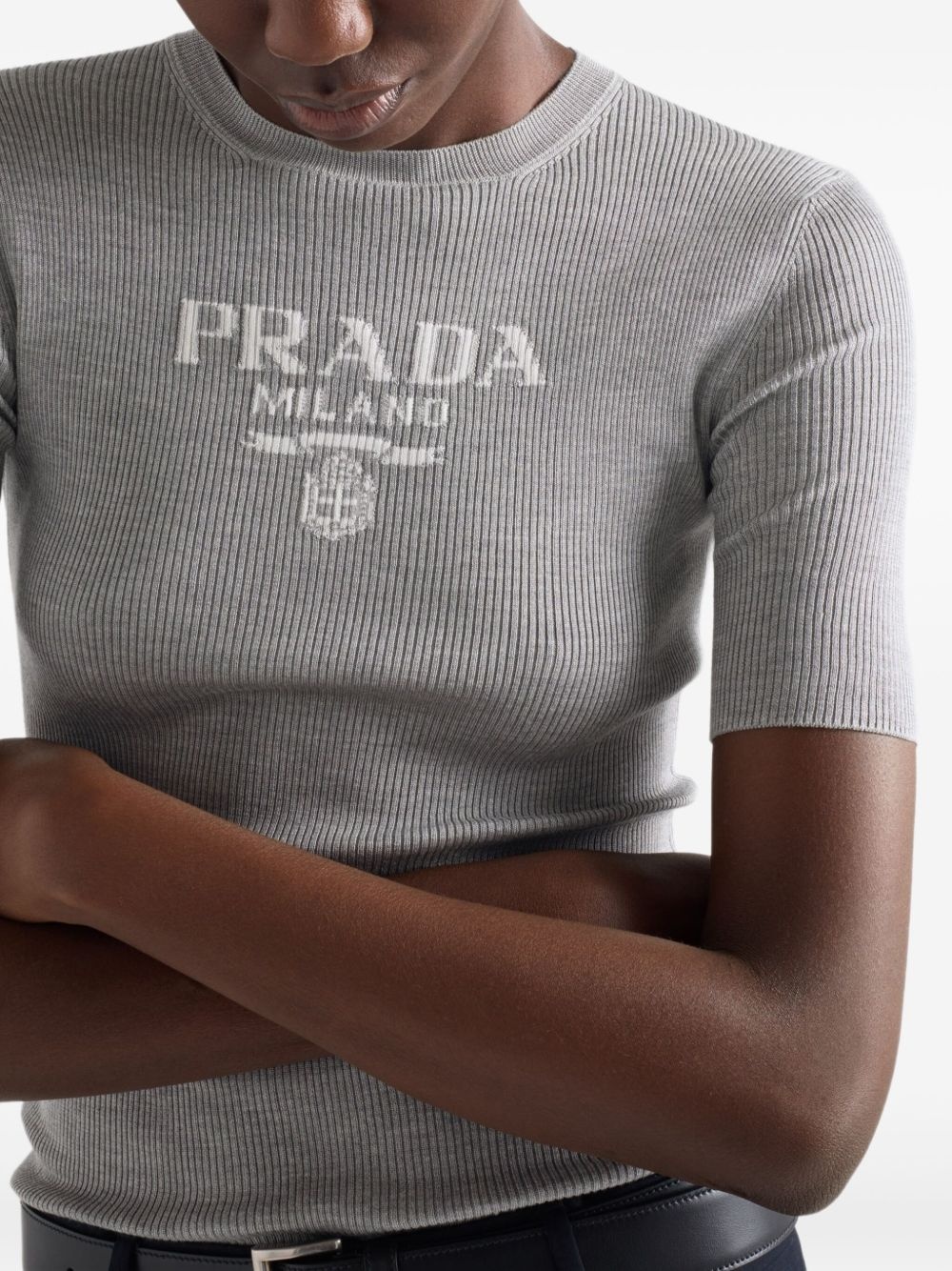 ribbed-knit top - 4