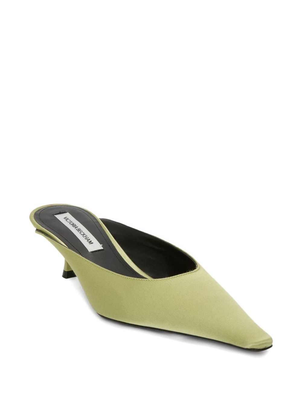 45mm Sloan pointed-toe satin mules - 2