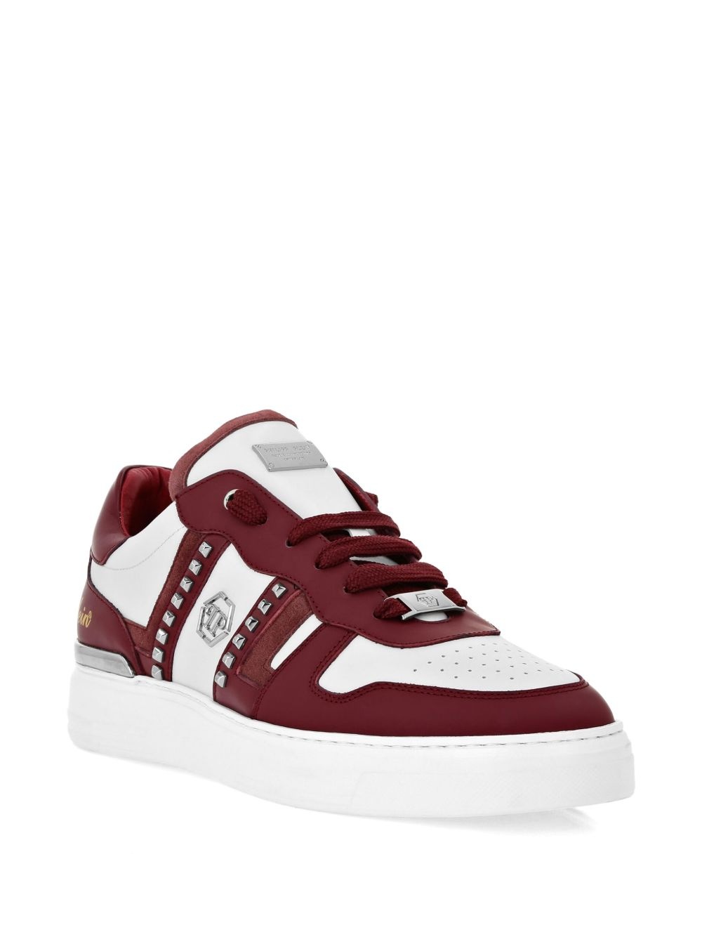 stud-embellished low-top sneakers - 2