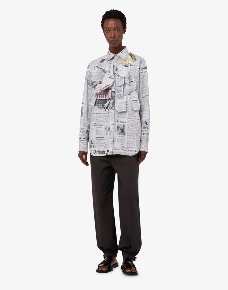 PRINTED COTTON POPLIN SHIRT 3