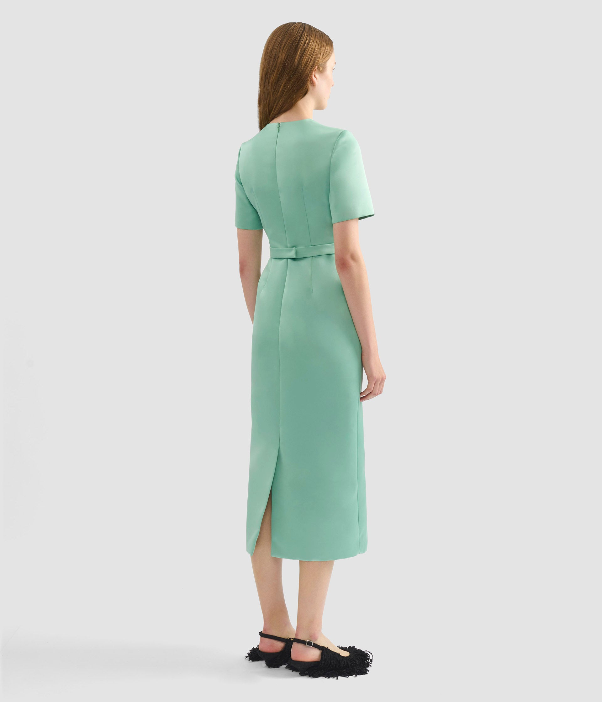 SHORT SLEEVE COCKTAIL DRESS - 3