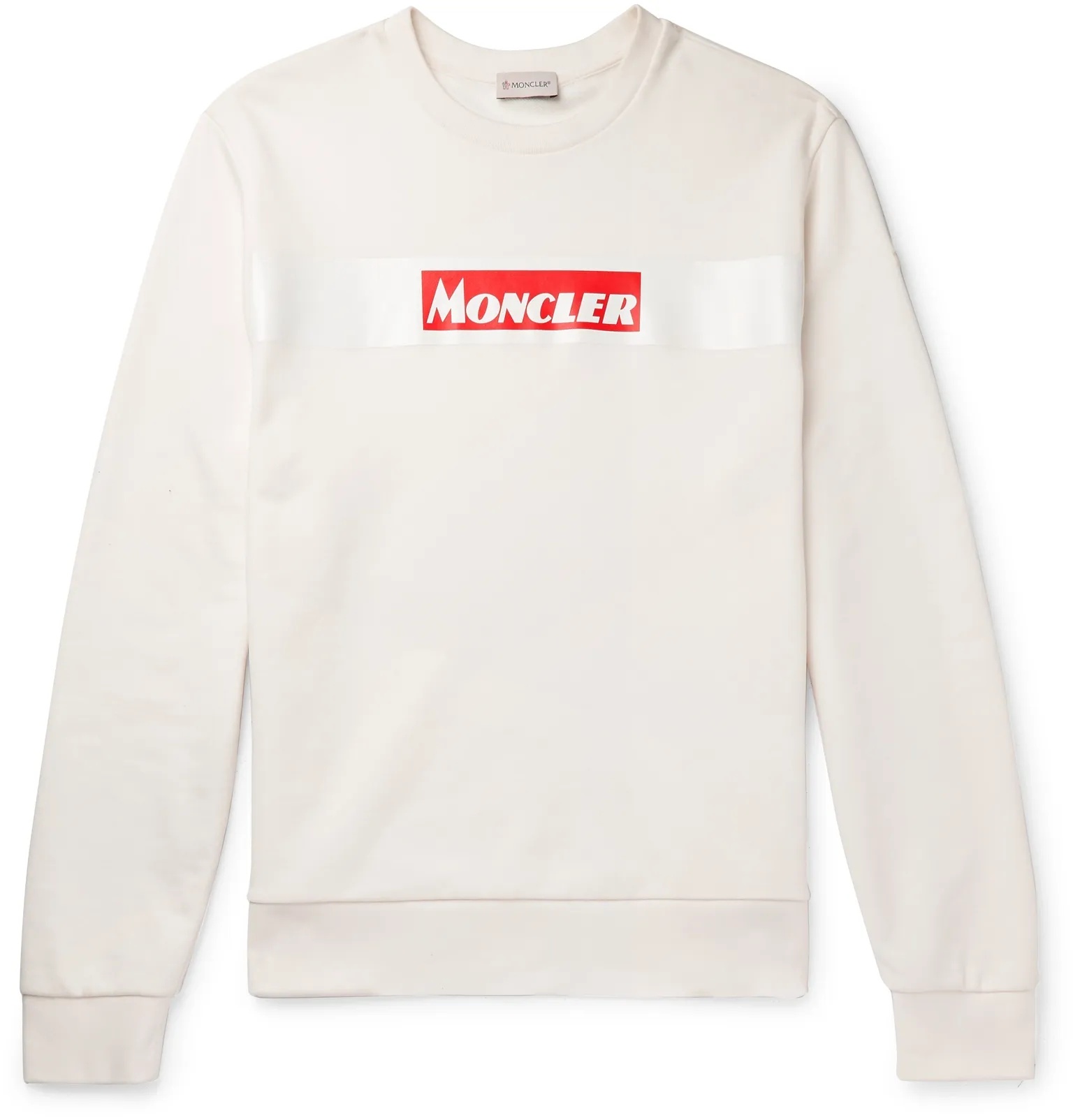 Logo-Print Cotton-Jersey Sweatshirt - 1