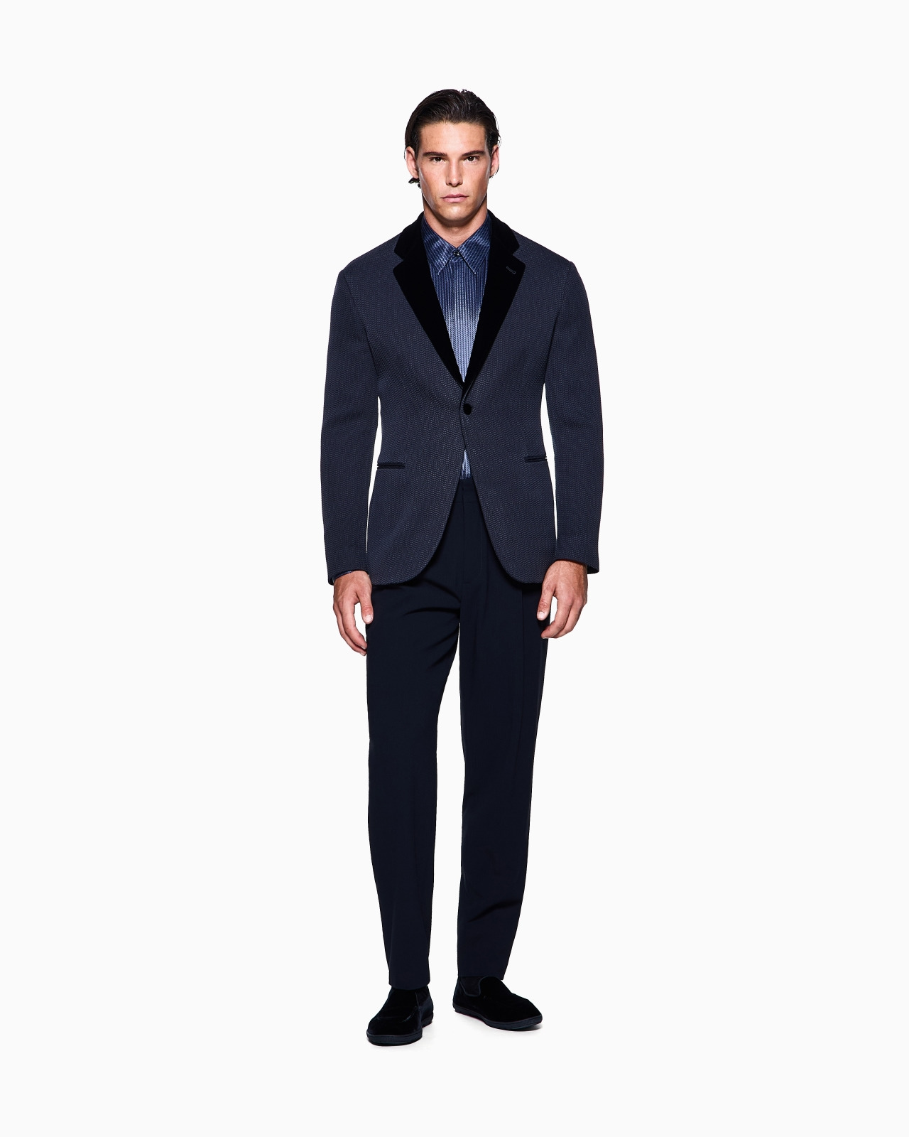 SINGLE-DART, WOOL-CRÊPE TROUSERS - 2
