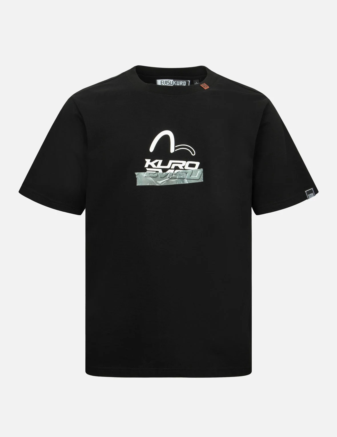 Logo and Tape Print Regular Fit T-shirt - 1