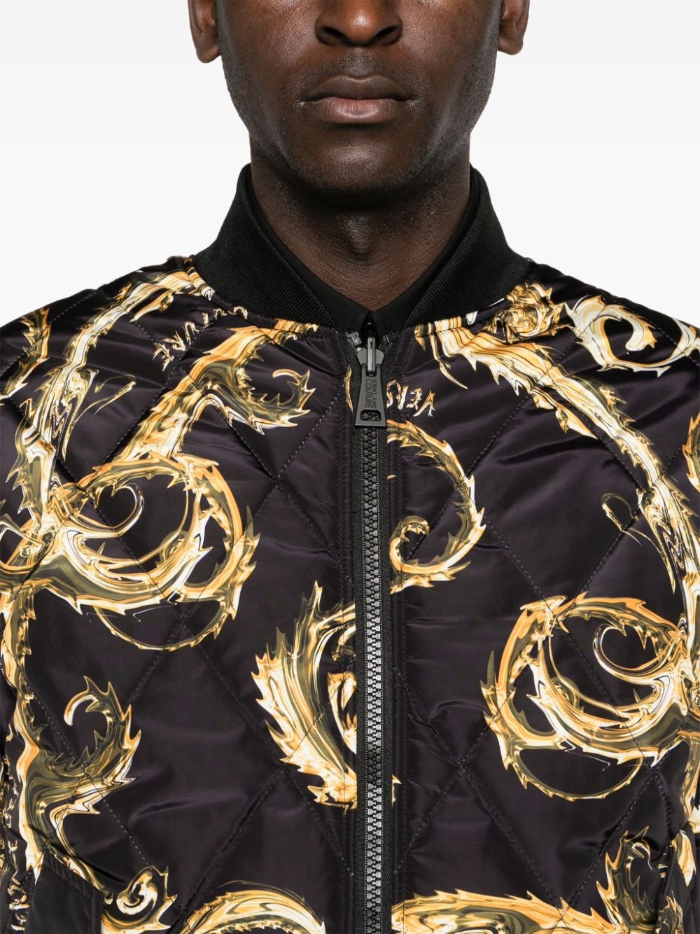 reversible padded bomber jacket - 5