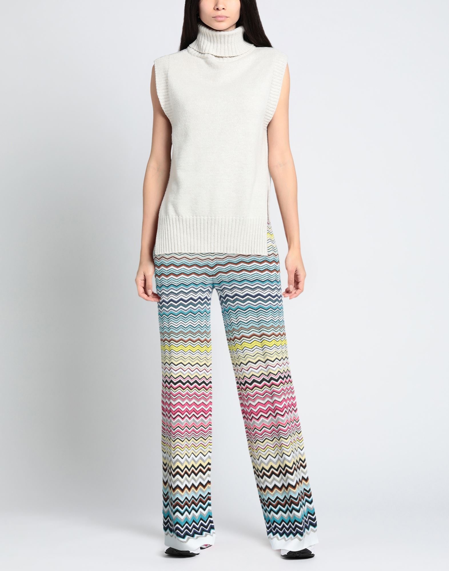 White Women's Casual Pants - 2