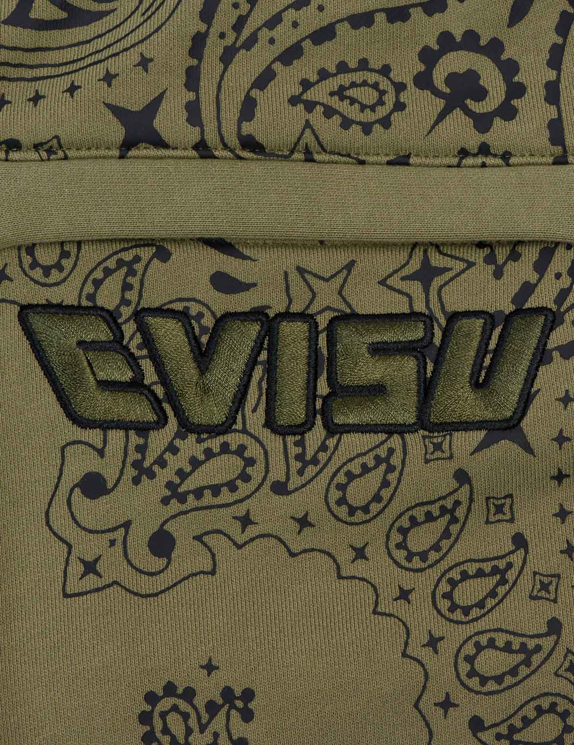 ALLOVER PAISLEY PRINT SWEAT SHORTS - 9