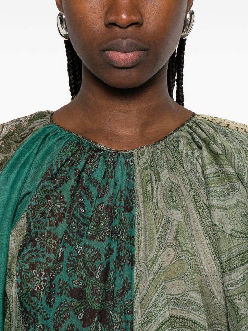 Pierre-Louis Mascia Silk and cotton blend long dress outlook