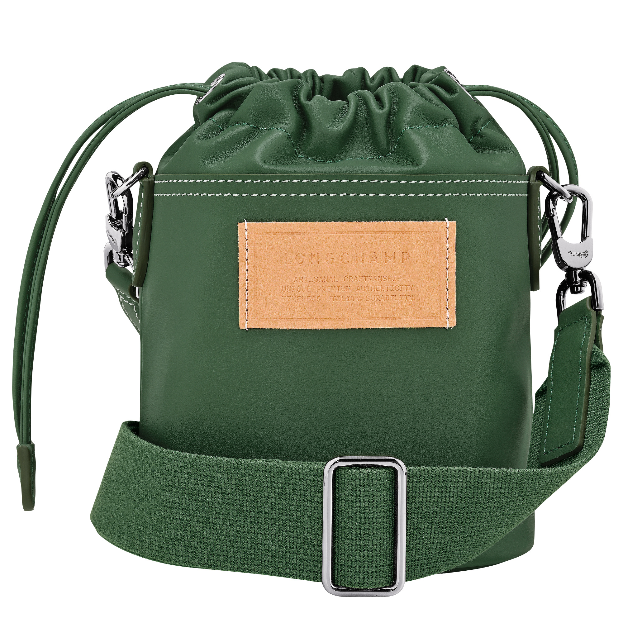 Le Pliage Xtra XS Bucket bag British Green - Leather - 4