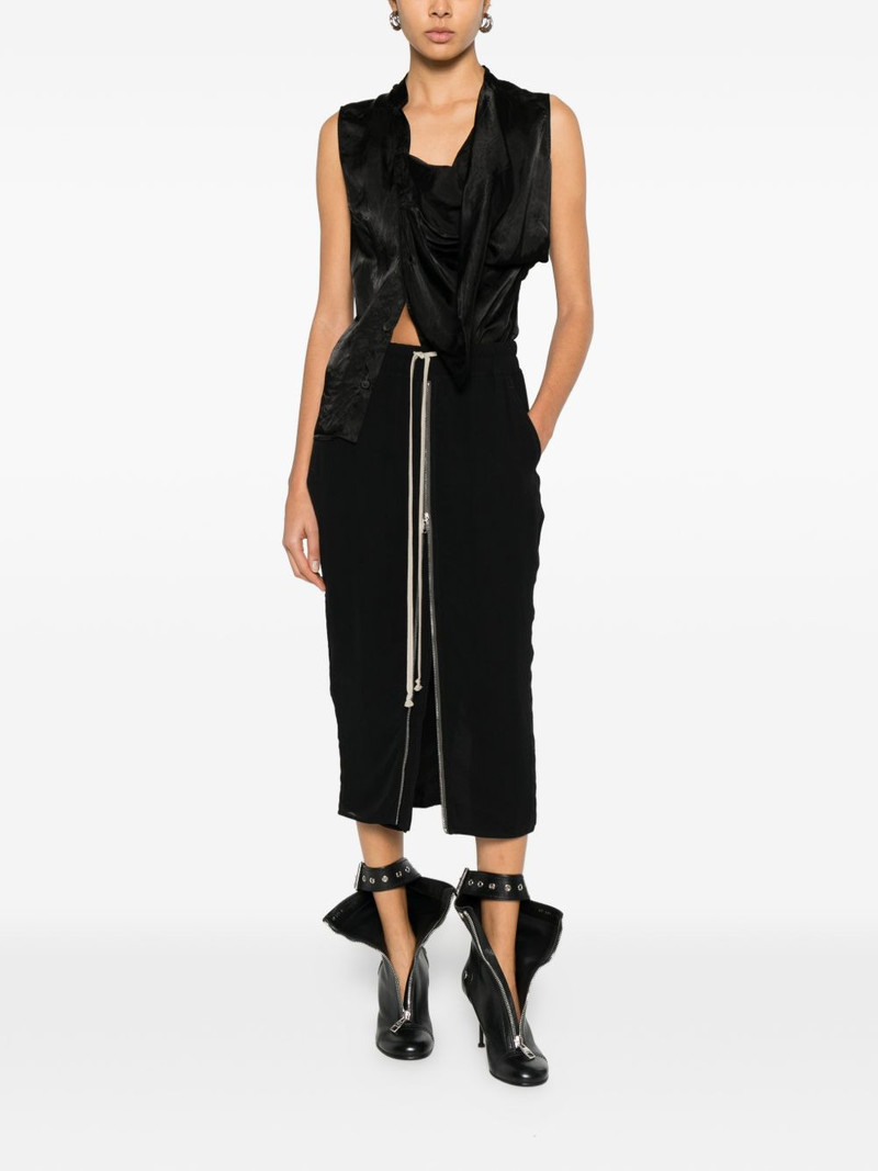 Rick Owens draped sleeveless top outlook