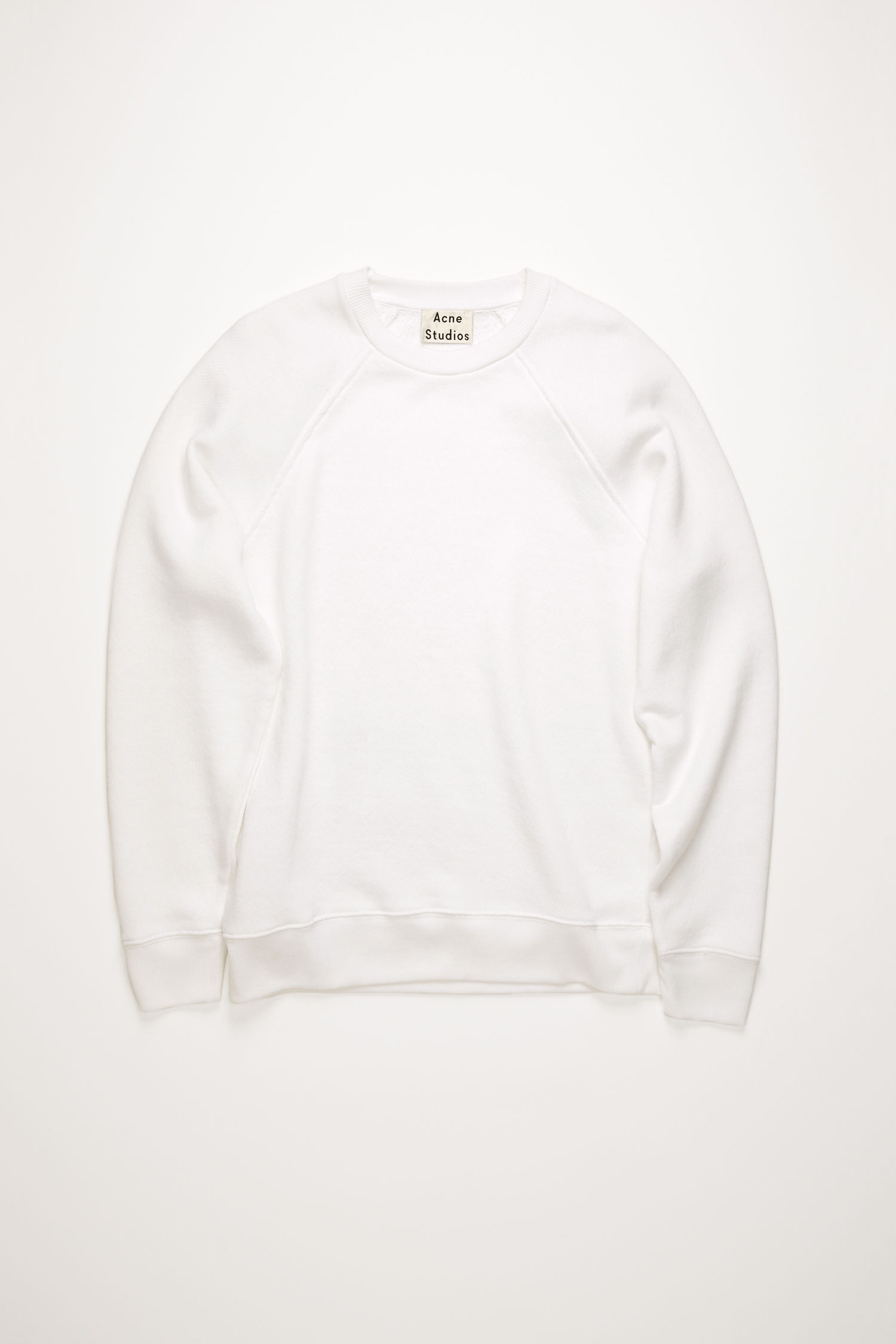 Reverse-label sweatshirt optic white - 4