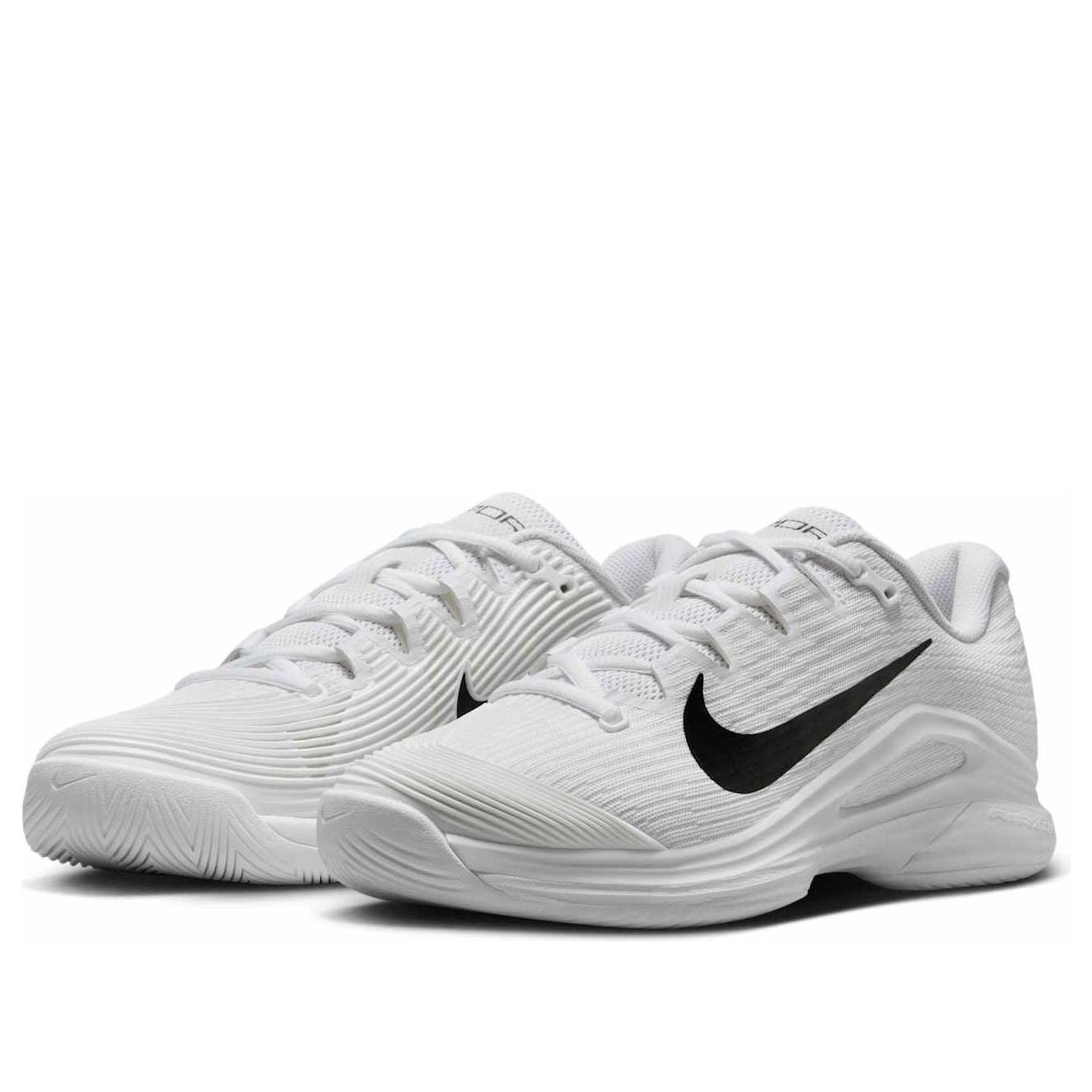 (WMNS) Nike Court Air Zoom Vapor 12 HC 'White Summit White Black' FV5554-100 - 3