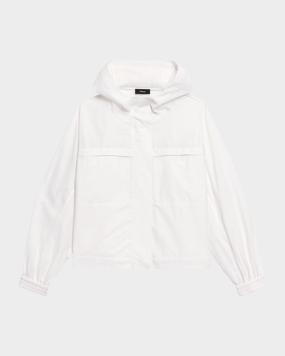 Gathered Hooded Jacket - 1