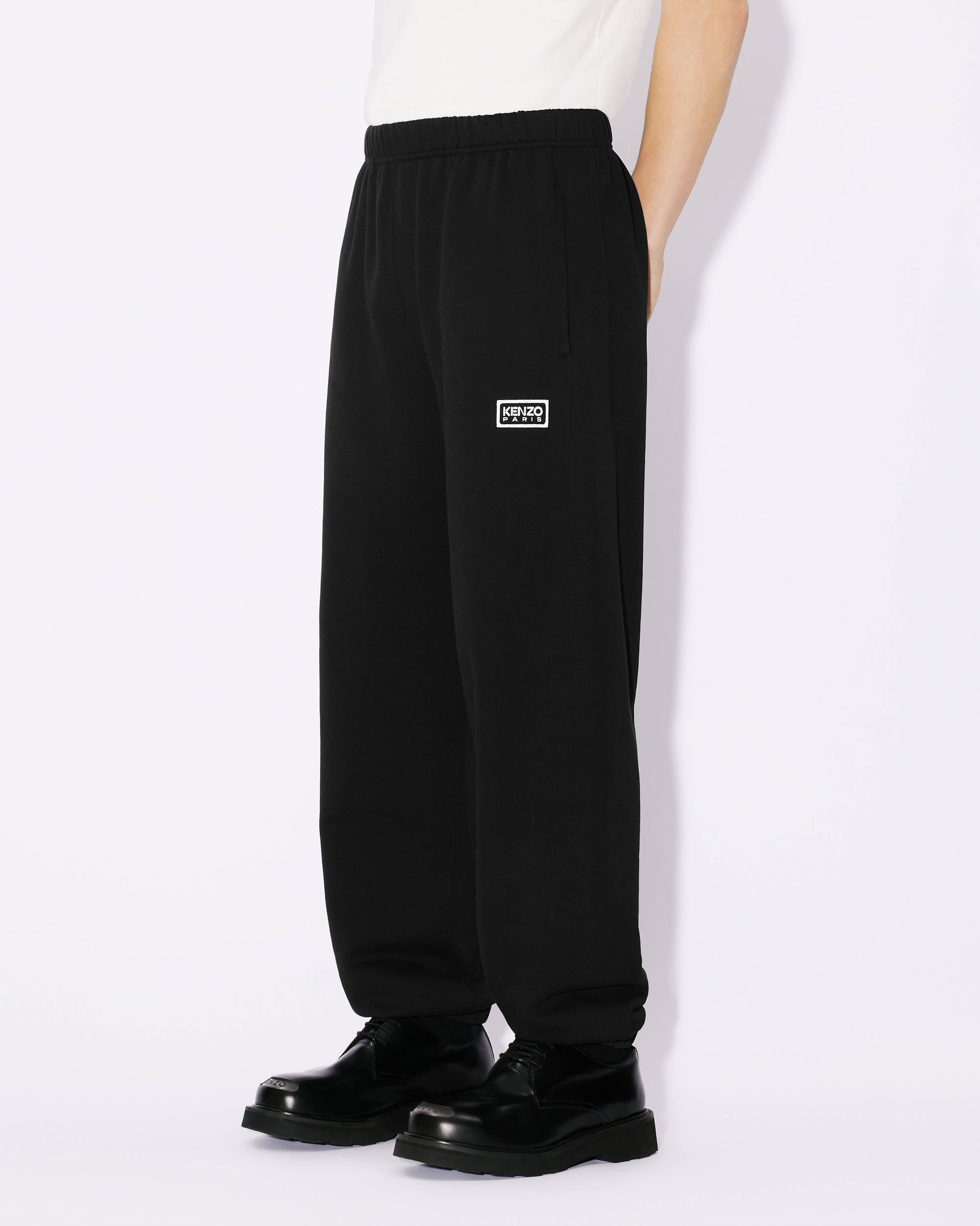 'KENZO Paris' embroidered classic two-tone jogging bottoms - 4