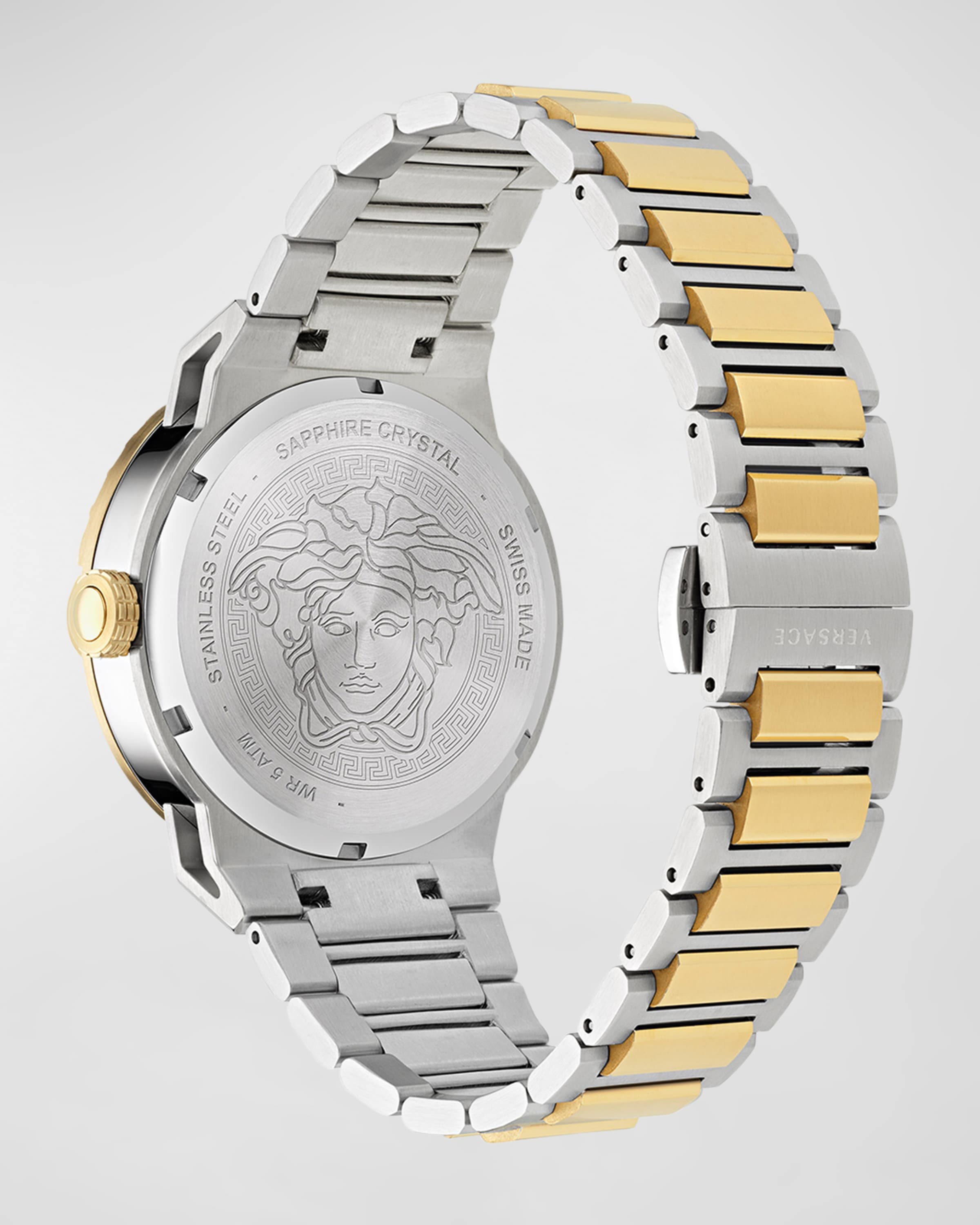 38mm Medusa Infinite Watch with Bracelet Strap, Two Tone - 4