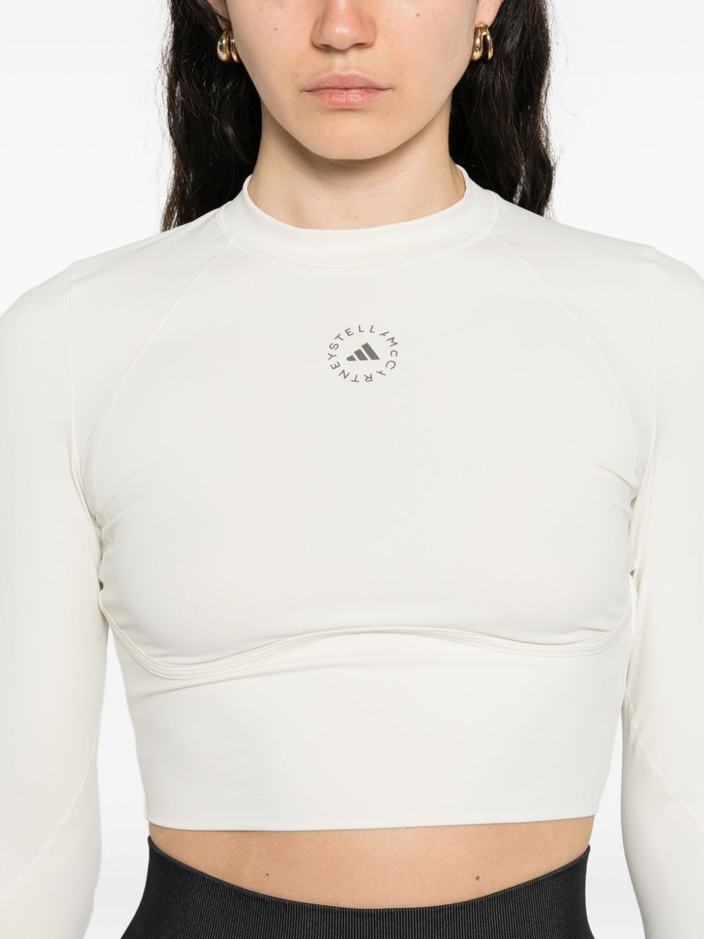 logo-embellished long-sleeve T-shirt - 5
