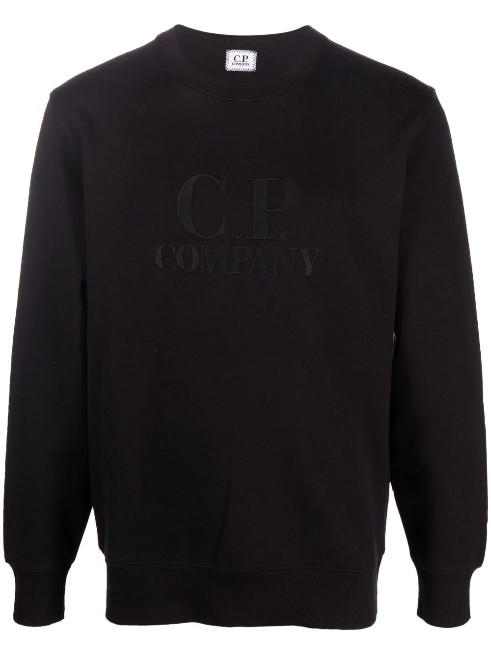 logo embroidered sweatshirt - 1