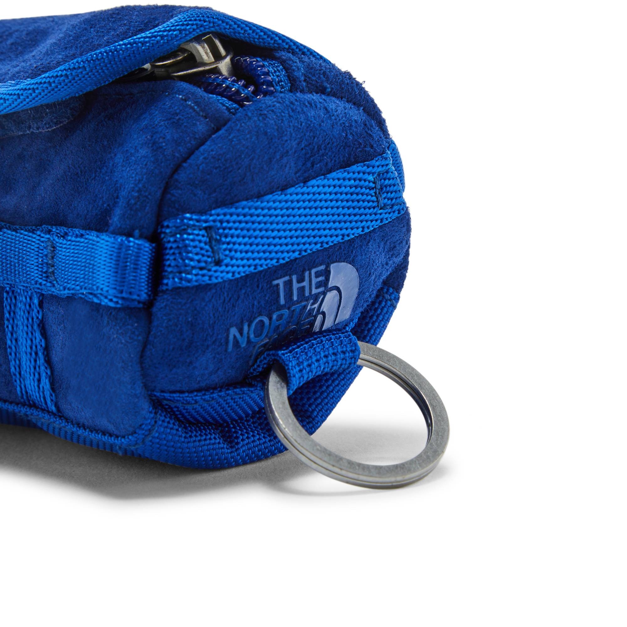 Supreme x The North Face Suede Base Camp Duffle Keychain 'Blue' - 3