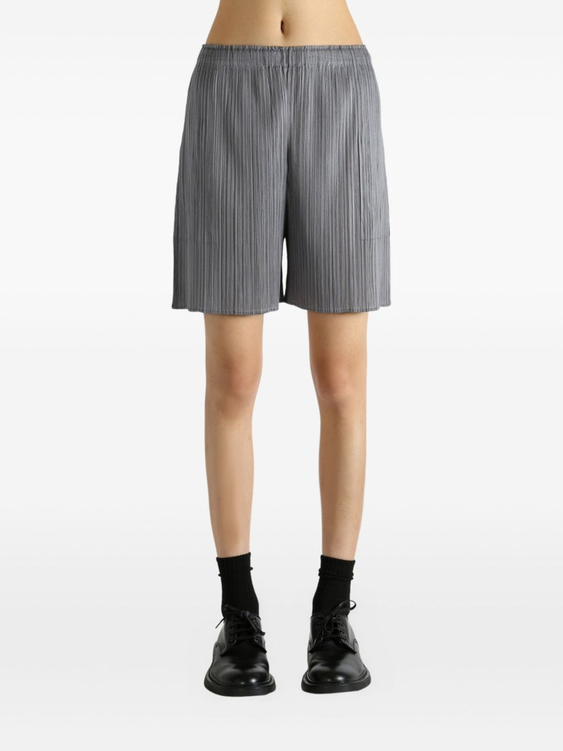 Pleats Please Issey Miyake Lucid Pleats elastic-waist shorts outlook