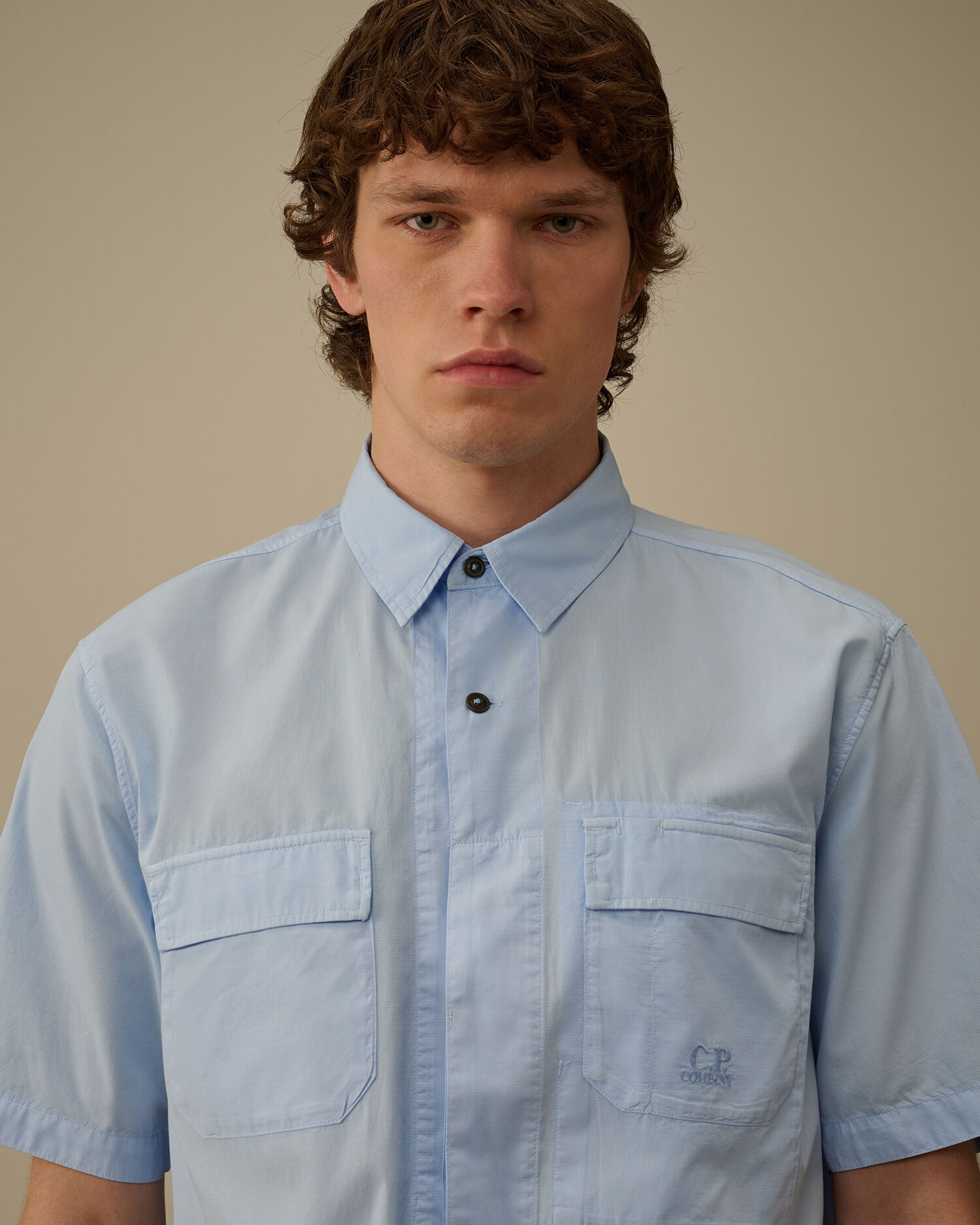 Cotton Rip Stop Boxy Short Sleeve Shirt - 5
