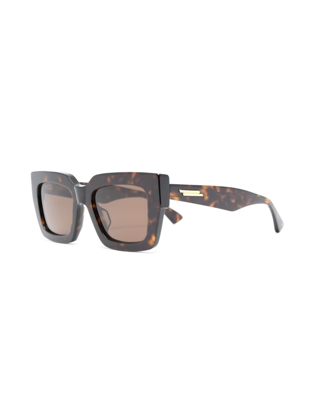 tortoiseshell-effect oversized sunglasses - 2