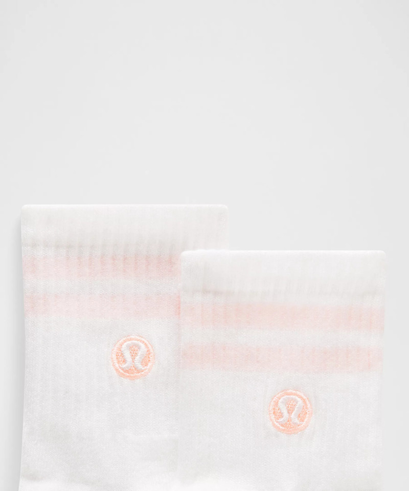 lululemon Unisex Daily Essential Quarter Socks *Stripe outlook