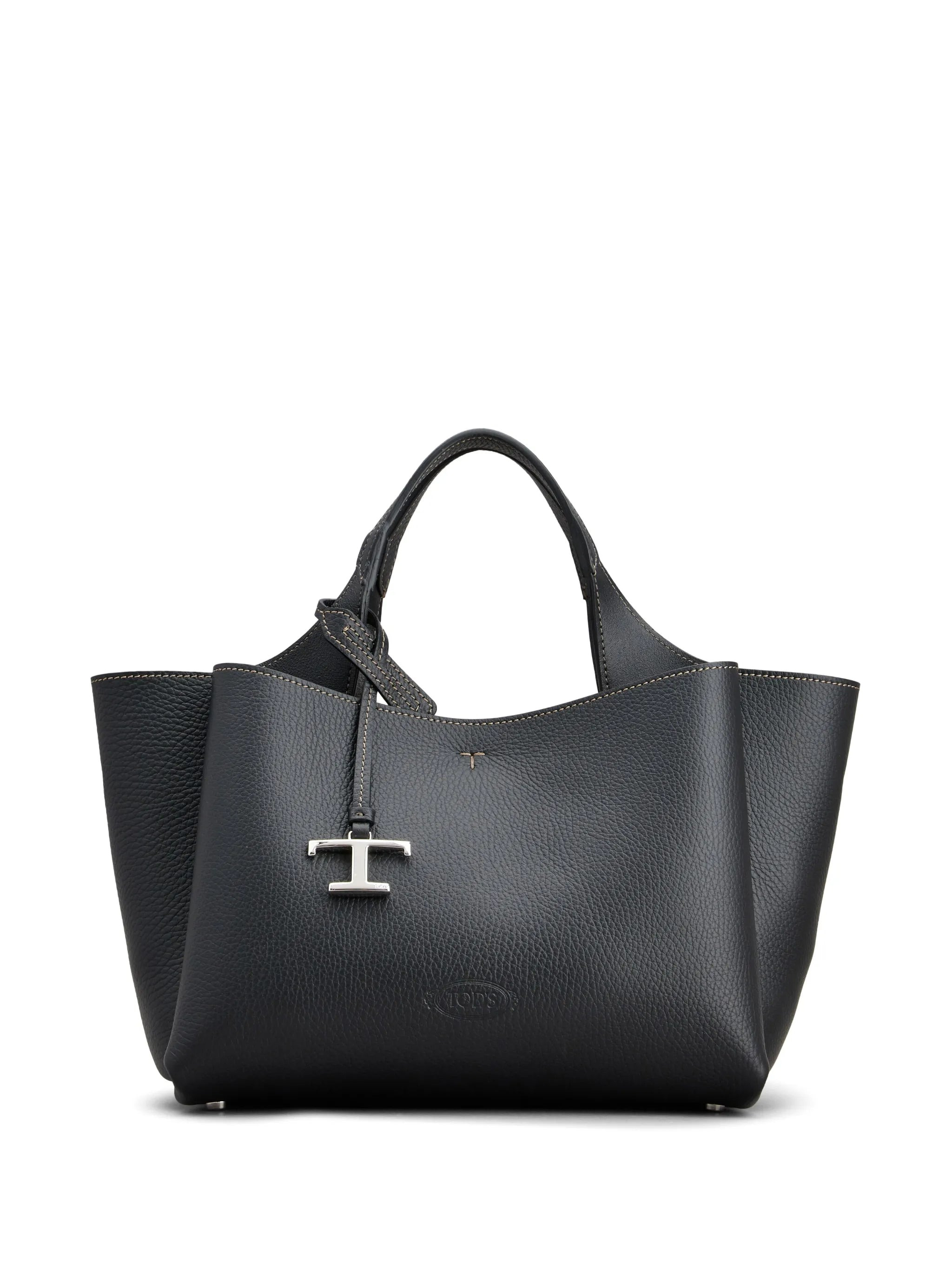 Tod's Medium Logo-plaque Leather Tote Bag - 1