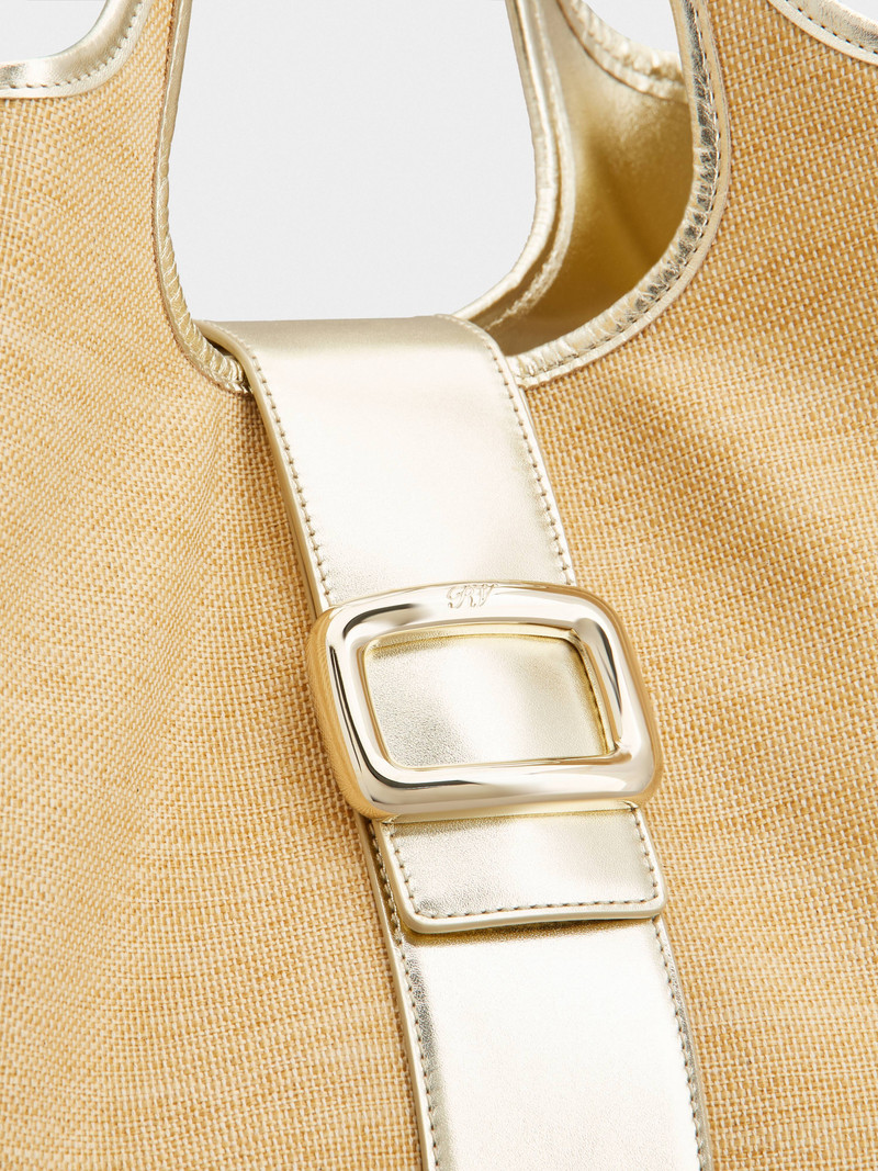 Viv' Choc Medium Shopping Bag in Fabric 8